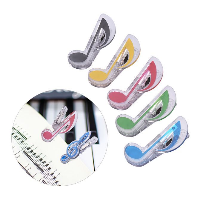 Music Clip Piano Book Page Clip Eighth Note Clips Bookmarks