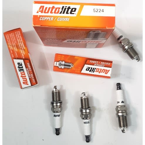 5224 Copper Resistor Spark Plugs - 4pcs