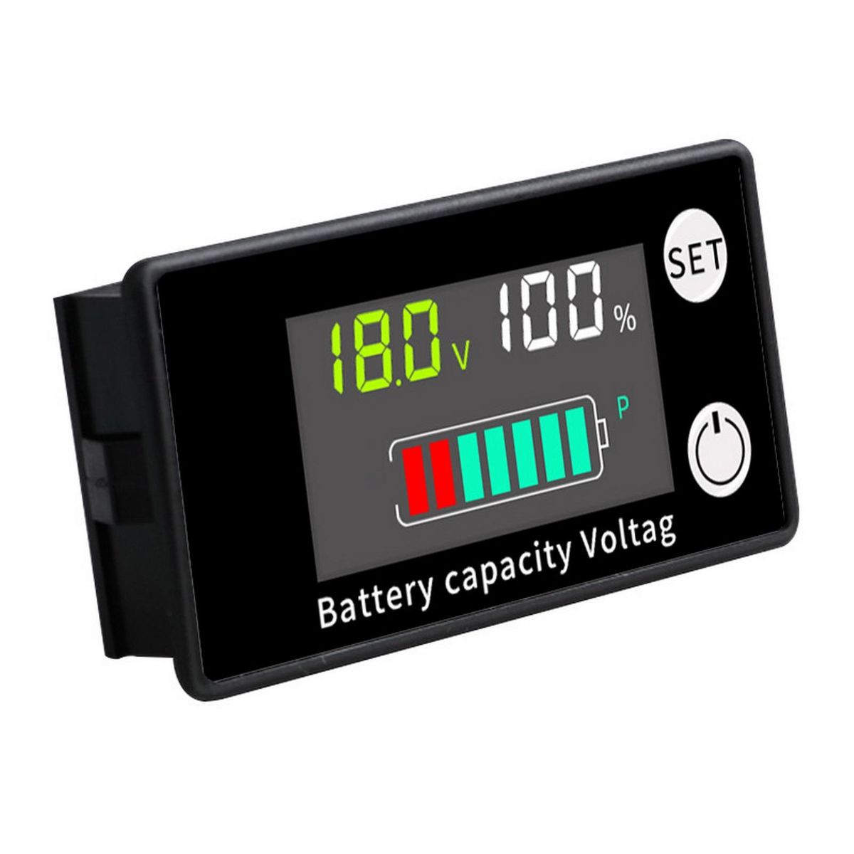 Voltage Meter Battery Capacity Indicator Voltage Detector Multicolor