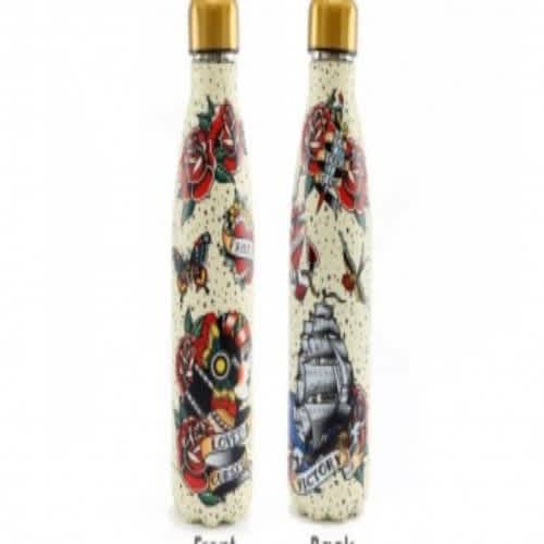 Tattoo Metal Water Bottle