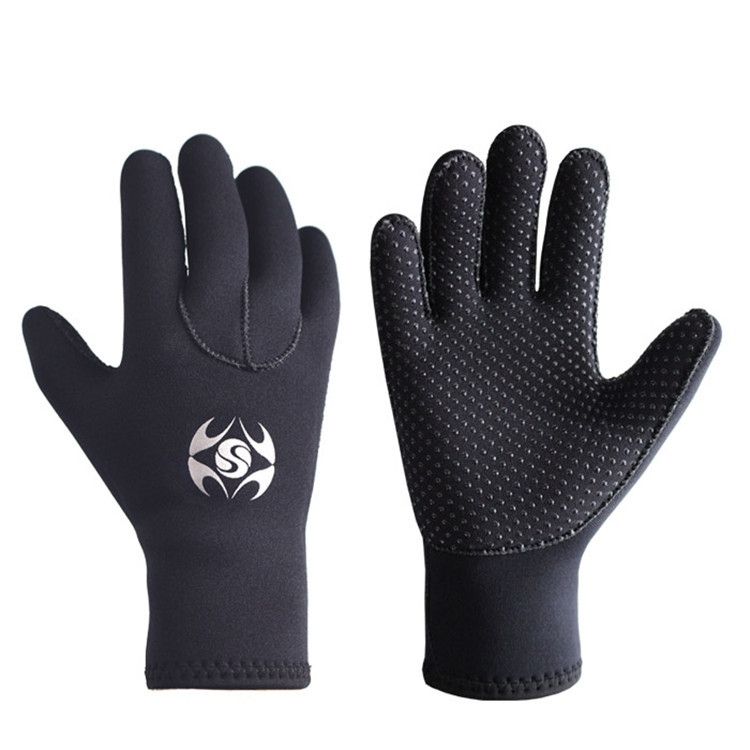 SLINX 1127 Non-slip Wear-resistant Warm Diving Gloves M