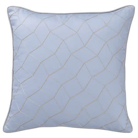 GokvAllA Cushion Cover - 20" X 20" - Embroidery/blue