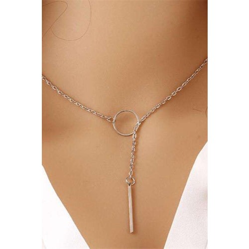 Womens Chain Necklace - Silver