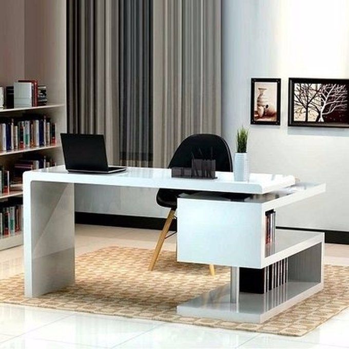 Handys - Office Desk-White  (Lagos Delivery Only)