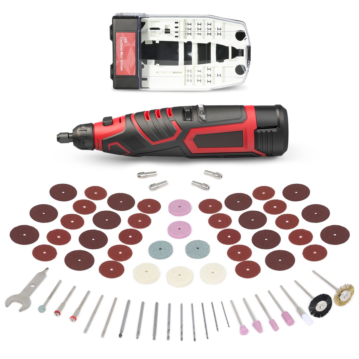 Rotary Tool 12V Cordless Multi Tool With 6 Variable Speed