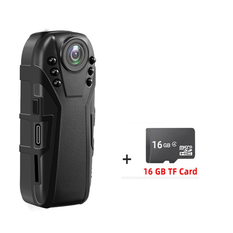 HD 1080P Camera Infrared Night Vision Security Motion Detection Wide Angle Support 256G Webcam BodyCam Police Camera Mini Webcam