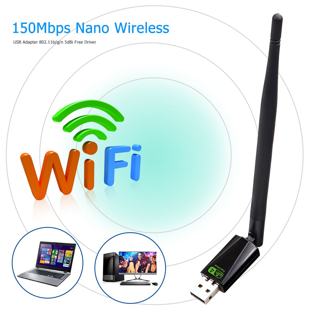 WD-1513A USB 2.0 WiFi Wireless Network Card 150Mbps LAN