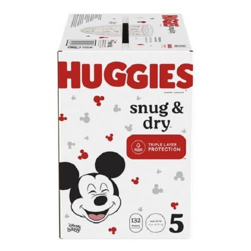 Snug & Dry Disposable Baby Diapers -Size 5 - 132counts