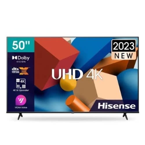 4k Smart Wifi Tv-50a6k + Free Wall Bracket - 50"