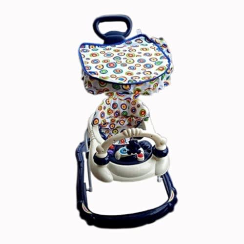 Baby Walker With Canopy + Pushing Handle