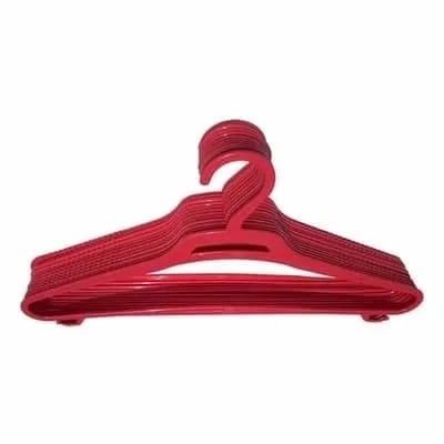 Cloth Hanger And Dryer - Crimson - 12-pieces