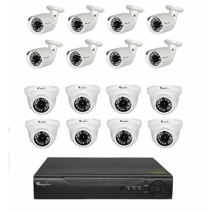 16 Channel Cctv Camera Complete Security Surveillance Kit - 6tb Hdd