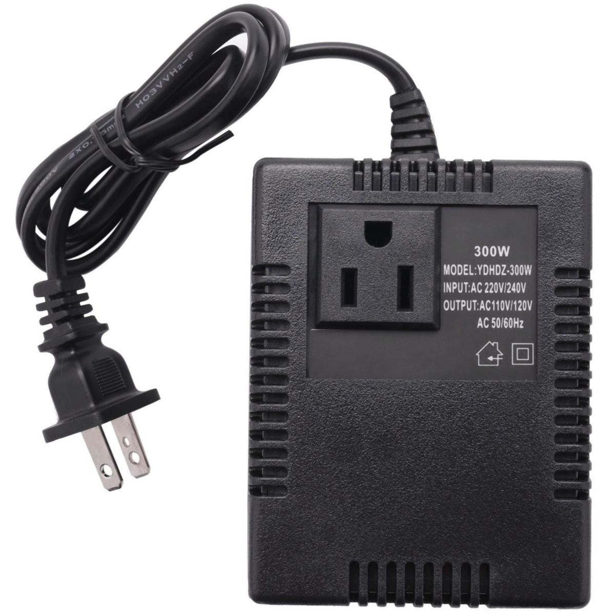 300W 220/240V To 110/120V Ac Transformer Us Plug