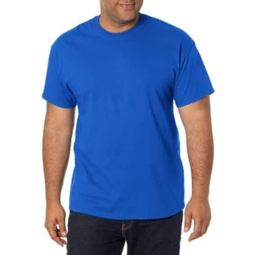 Blue Round Neck Polo