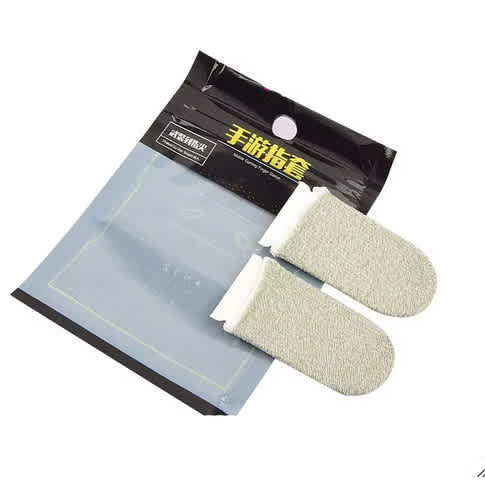 Finger Sleeve For Gaming Mobile Game Controller  - White
