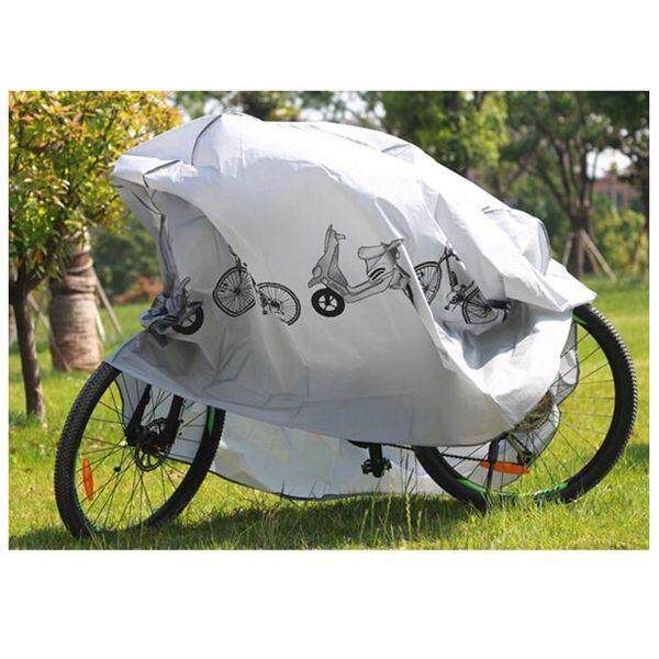 Bike Bicycle Dust Cover Cycling Rain And Dust Protector Cover Waterproof Protection Garage Grey