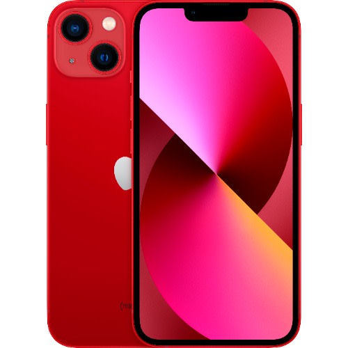iPhone 13 - 6.1" - 256GB ROM - 4GB RAM - 5G Nano SIM + eSIM - iOS 15 - 3240mAh - Red - Renewed