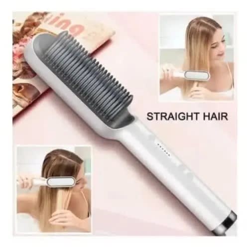 Hot Comb Hair Straightener Brush - 34w