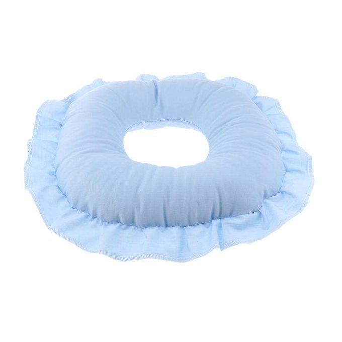Soft Salon Face  Pillow Head Rest Cradle Cushion For Salon Blue