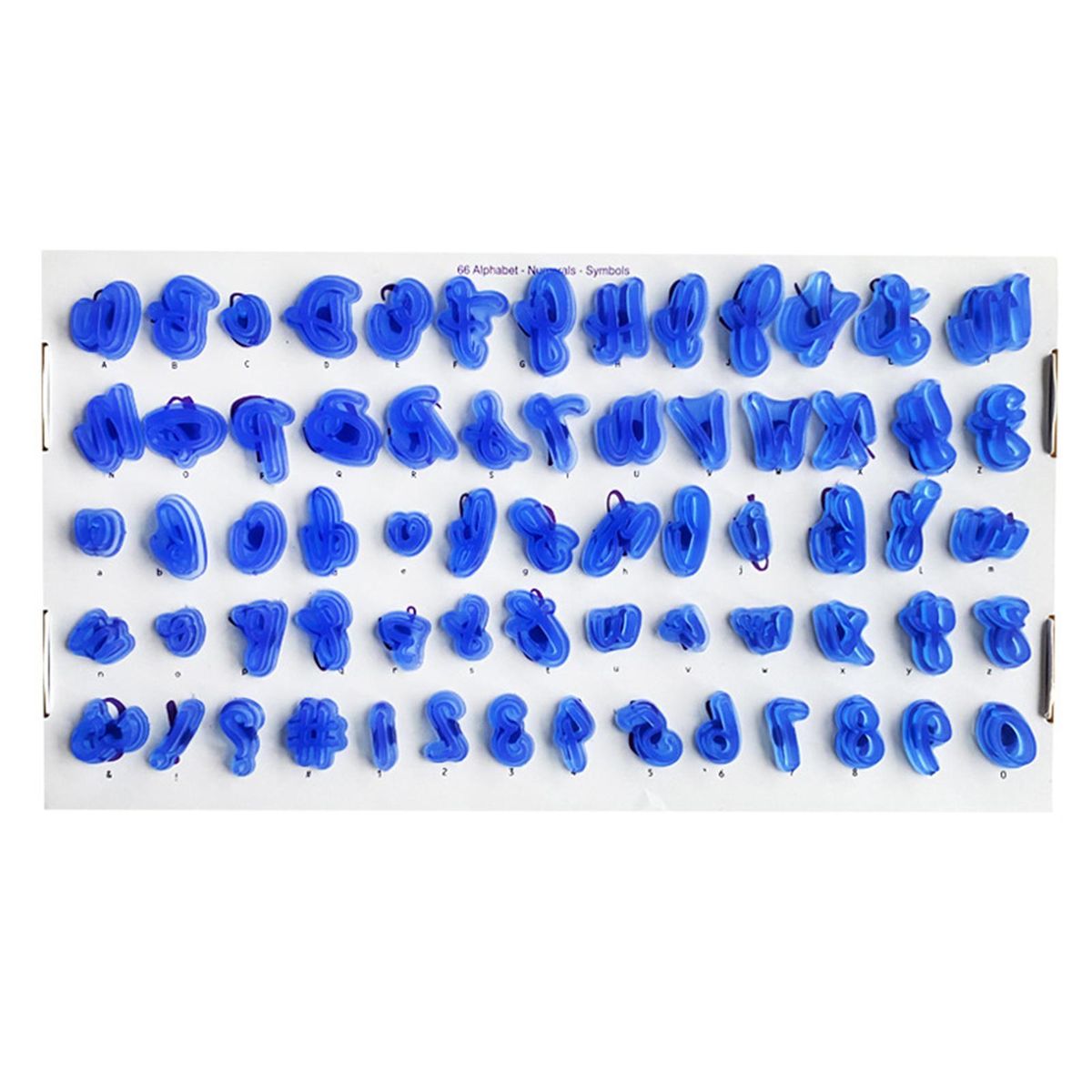 1 Set Cake Decoration Tool Children Holiday Fondant Cake Mold Royal Blue