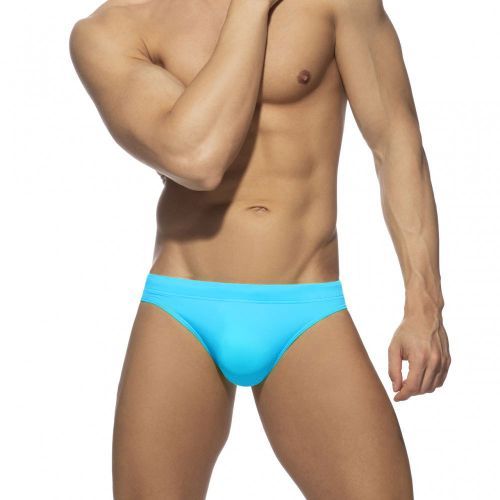Mens Solid Swim Briefs,Sexy Bikini Swimwear Surfing Swimming Trunks（Sky Blue）