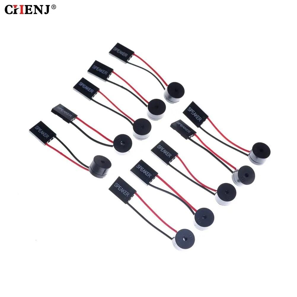 10pcs/set Motherboard Speaker Mainboard Computer BIOS Beep Code Internal Speaker Buzzle Alarm Connector Adapter Plug