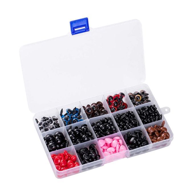 560pcs/Box Safety Eyes And Noses Craft For Puppet Bear Craft DIY Tools