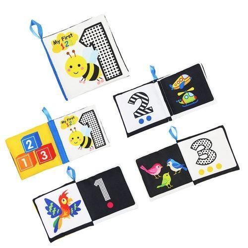 Newborn Baby Soft Cloth Books Number Cognition Educational