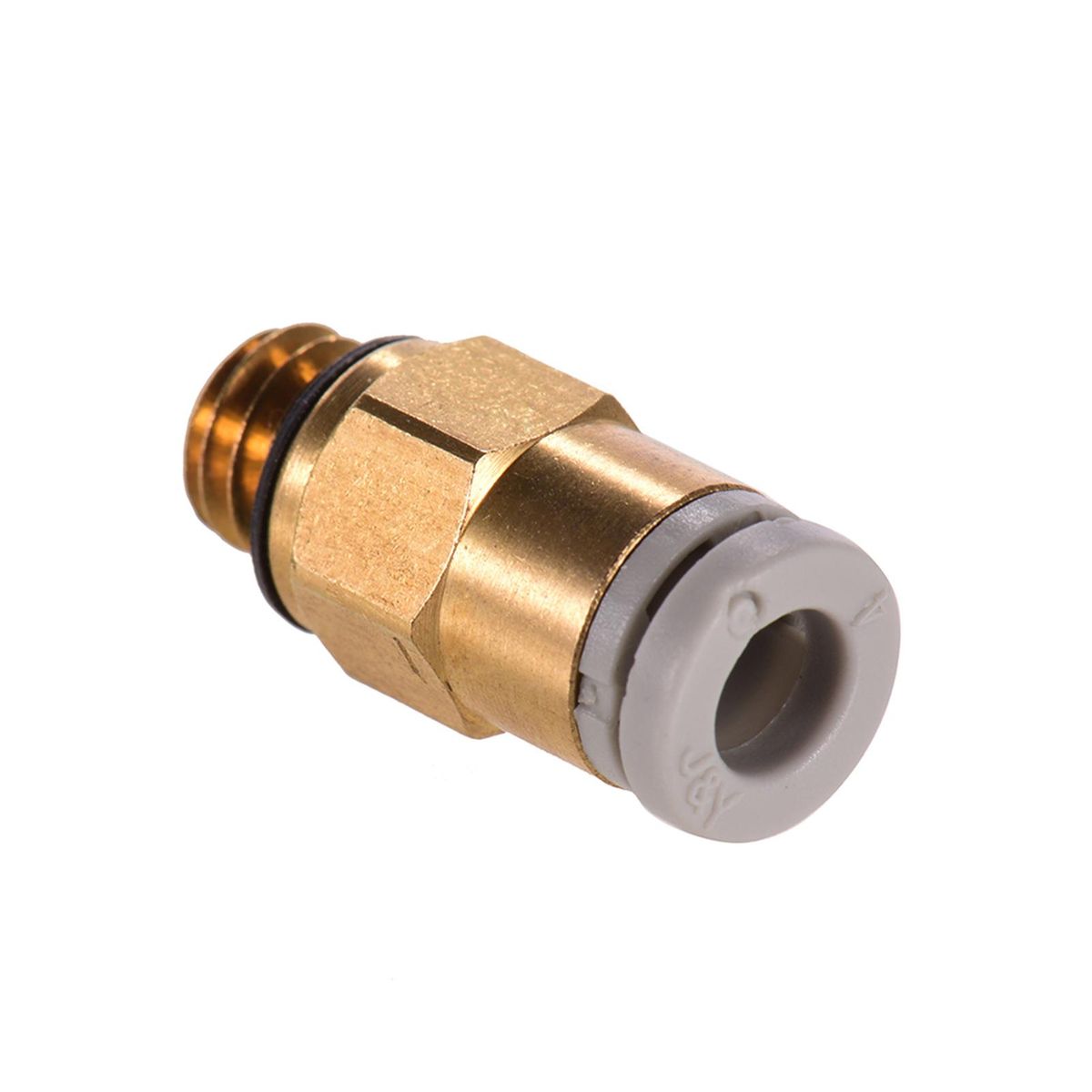 PC4-M6 Pneumatic Air Straight Quick Fitting Connector for CR-10 Series / Ender-3 3D Printer Extruder, 1pc