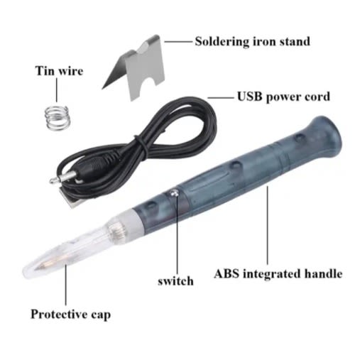 USB Powered Soldering Iron - Mini Professional Electronic Soldering Pen - 8W 5v