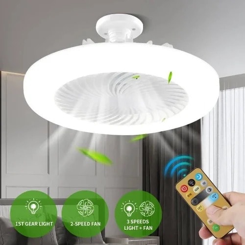 Roof Electric Ceiling Fan With Led Lights - 36w