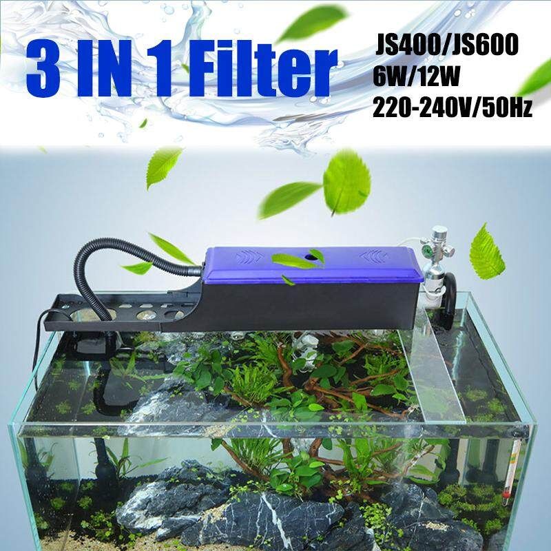 Plastic Aquarium External Water Filter Trickle Upper Box Fish Tank System Pump JS-400