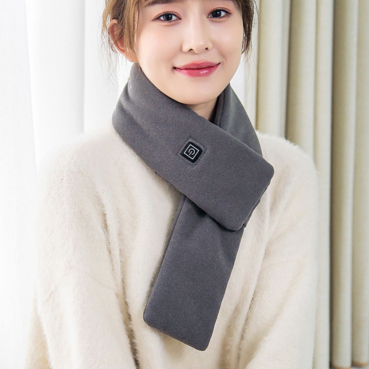 Unisex Rechargeable Heated Scarf  Winter Fever Scarf Heated