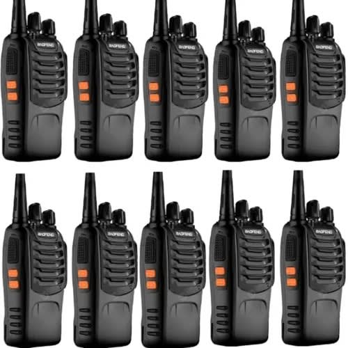 Walkie Talkie Two Way Radio Uhf 400-470mhz -  Bf-888s - 10 Pieces