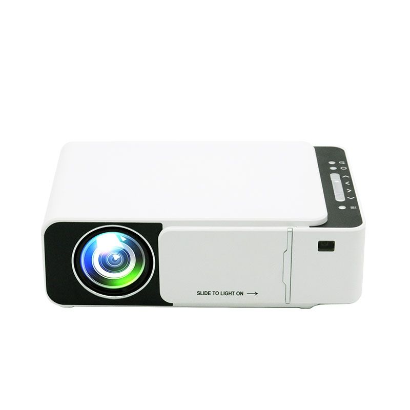 T5 100ANSI Lumens 800x400 Resolution 480P LED+LCD Technology Smart Projector Support HDMI / SD Card / 2 X USB / Audio 3.5mm Same Screen Version