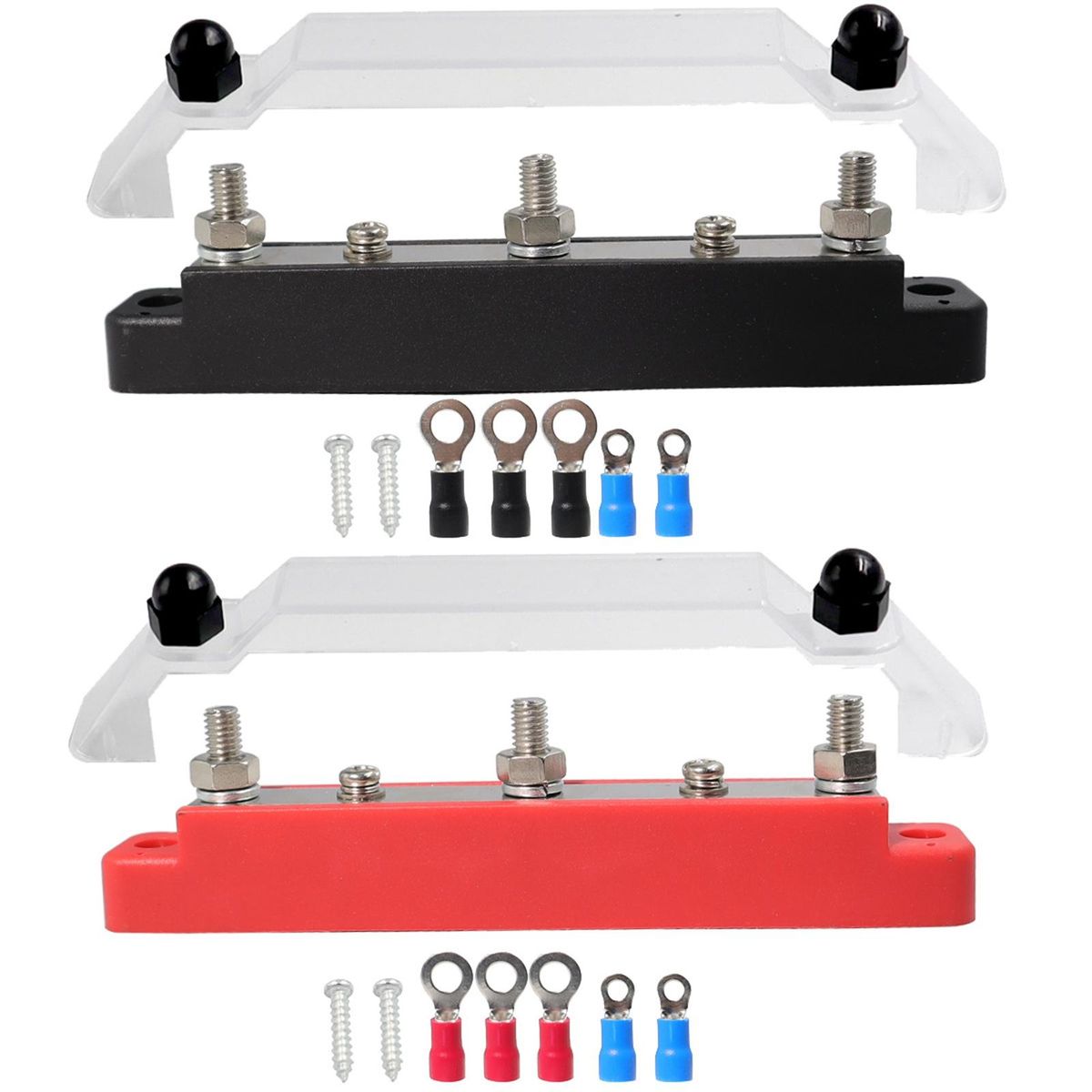 3 Stud Power Distribution Block 150A Marine Bus Bar For Boat Marine