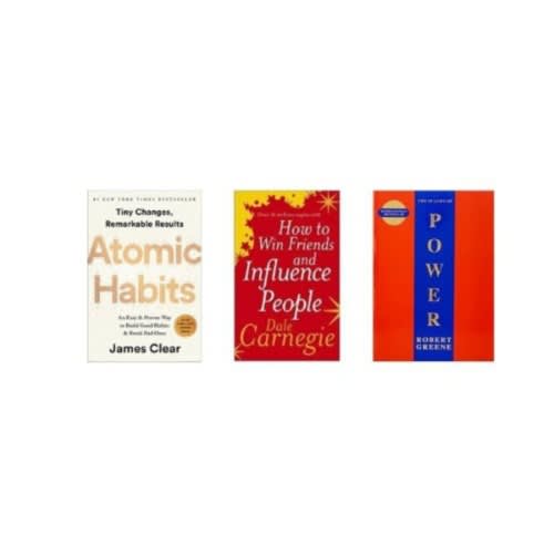 Atomic Habits + How To Win Friends And Influence People + The 48 Laws Of Power