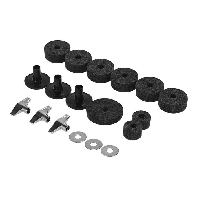 Pack Of 18 PCS Drum Kit Accessories Set Cymbal Stand Felts