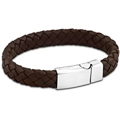 Men's Leather Bracelet - Brown