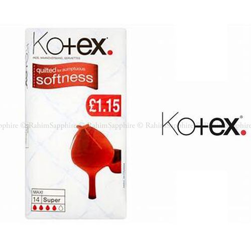 Maxi Sanitary Quilted Pads-14 Cts