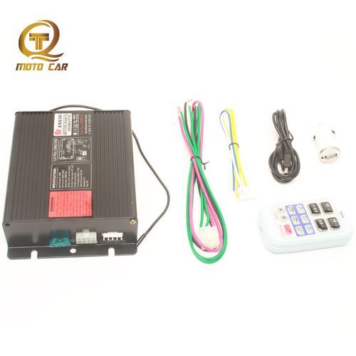 Multi-tone Alarm 12 Sound Universal Police Siren 200W 12V 8 Wireless Remote Control Light