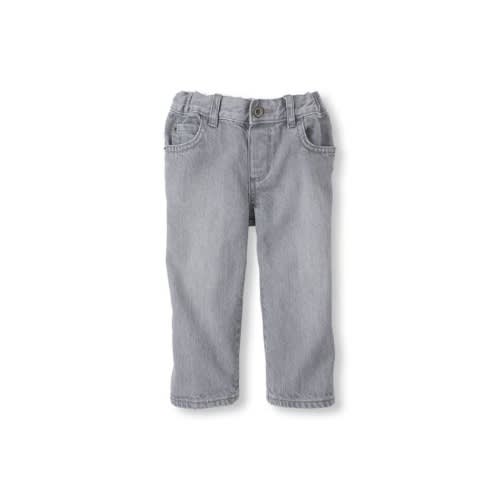 Boy Straight Leg Jeans- Dove Grey