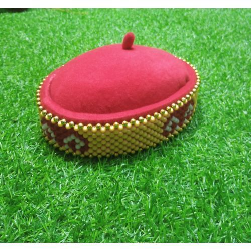 Traditional Igbo Native Chief Cap- Beaded Cap - Chieftaincy,Weddings Ceremonies