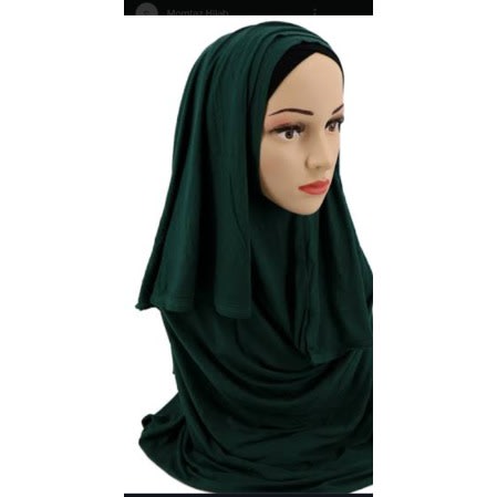 Jersey Scarf - 18075cm - Green