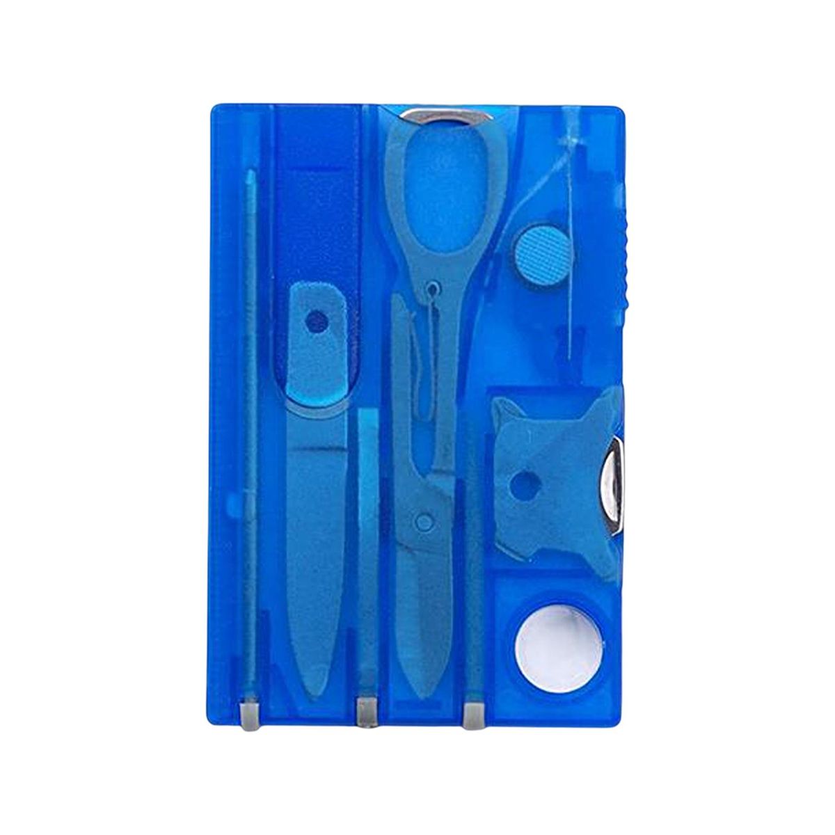 8Pcs Tool Credit Card Pocket Tools Blue