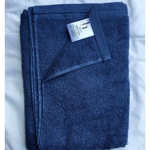 Home Expressions Quick-dri Bath Towel - Blue - 30in X 54in - 76.2 X 137.16cm
