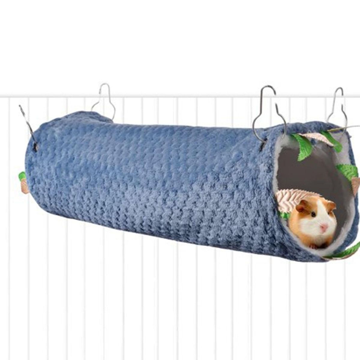 Hamster Den Heat Retention Pet Hanging Nest Blue