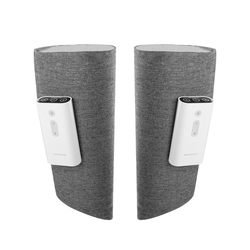 Wireless Leg Massager for Circulation Electric Heated Air Compressions Calf Massager Rechargeable with 3 Modes 2 Intensities 2-Level Temperature Adjustment for Leg Pain Relief Muscles Relaxation