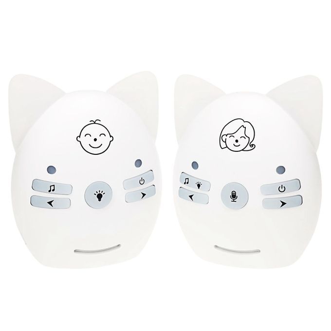 Baby Cry Detector Infant Portable 2-Way Talk Crystal White US Plug