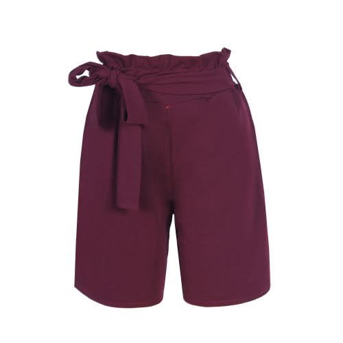 High Waist Short - Wine